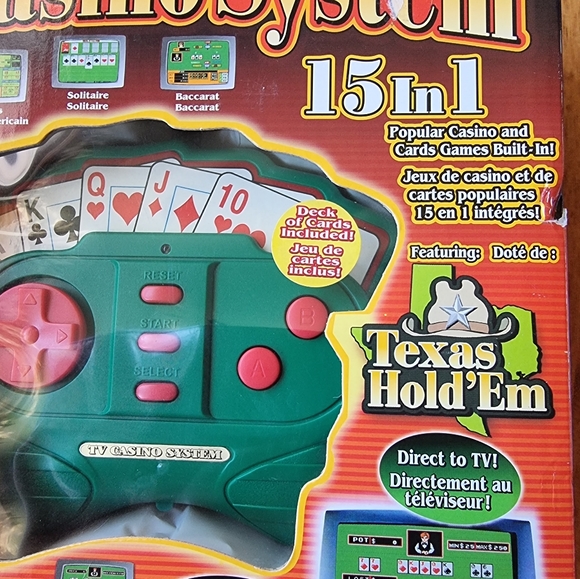 TV Casino System Plug-In Play 15 Games All-in-One-Techno Source 2004 New! - Picture 2 of 5